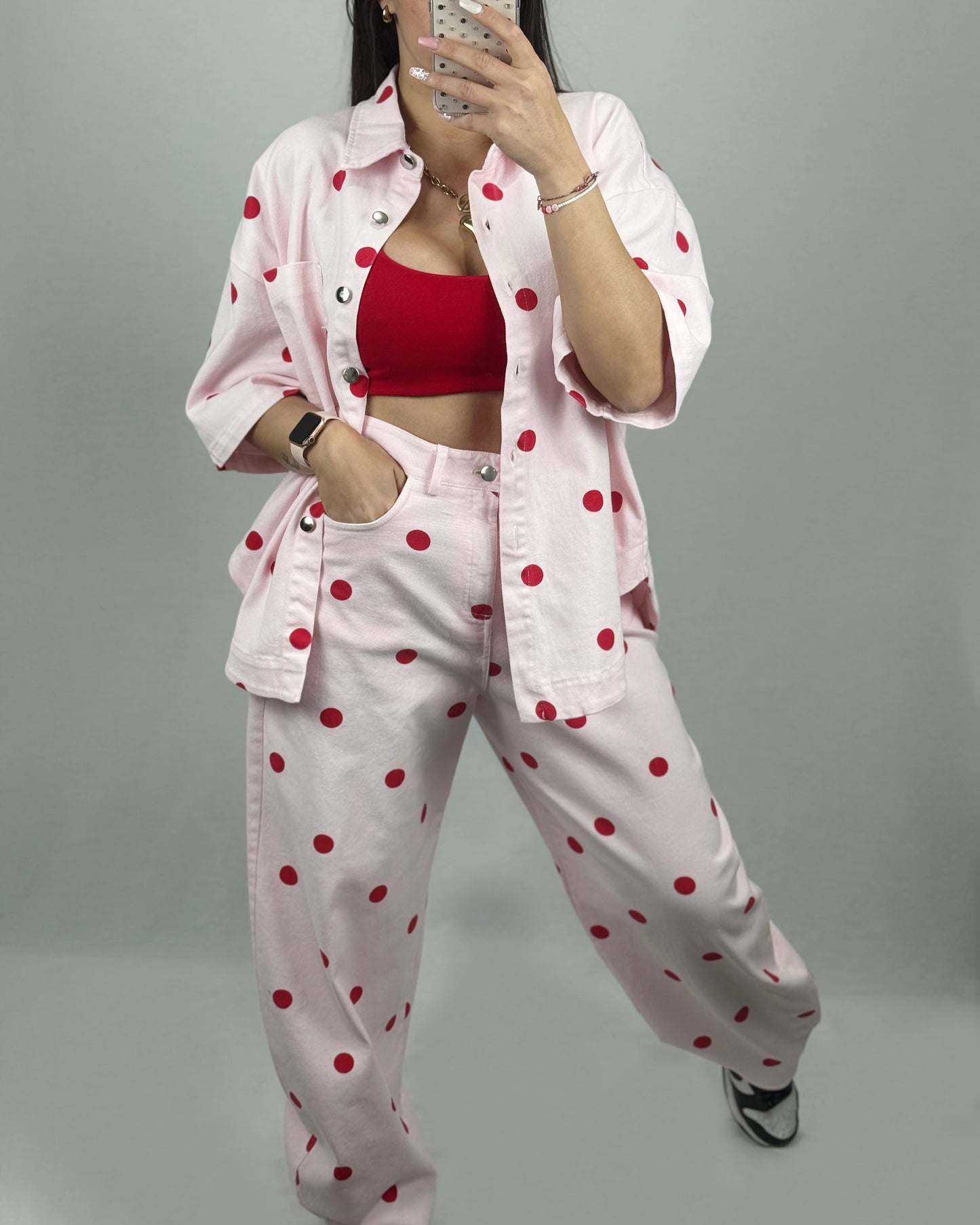 PANTALÓN LUNARES PINK LUM