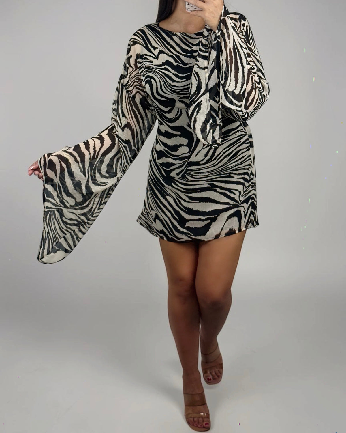 VESTIDO CEBRA LUMINA