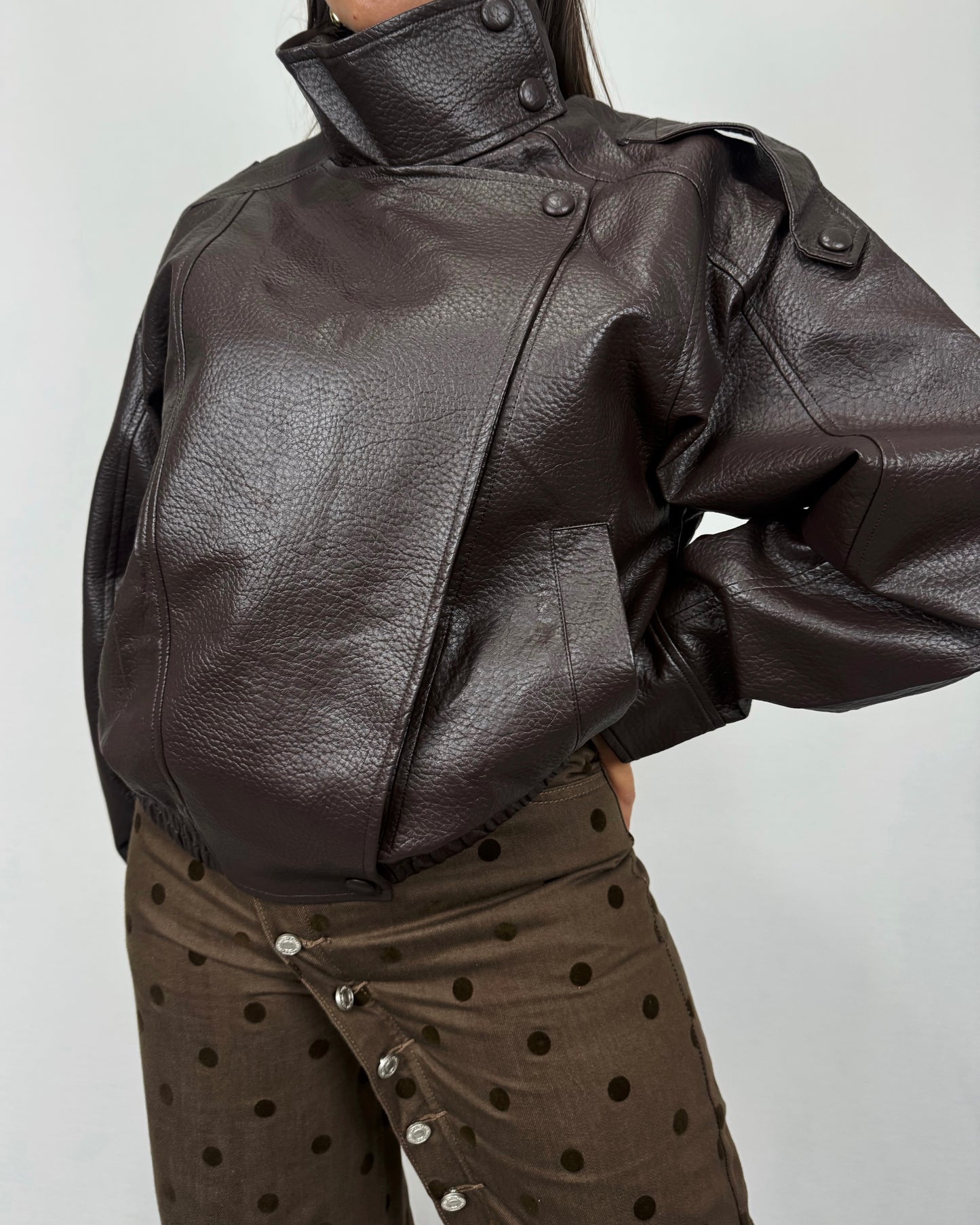 BOMBER PREMIUM POLIPIEL BROWN