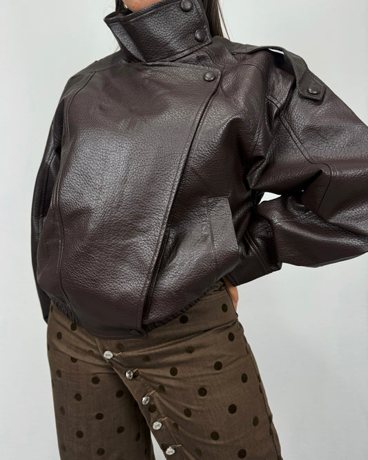 BOMBER PREMIUM POLIPIEL BROWN