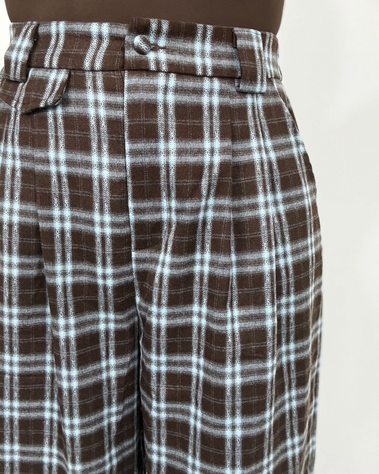 PANTALÓN CUADROS BLUEBROWN