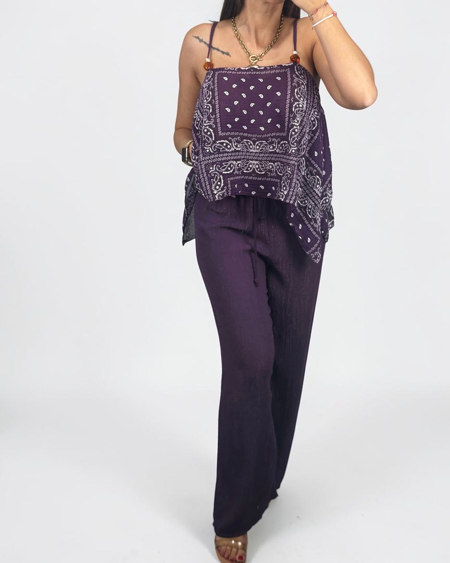 CONJUNTO PAISLEY PURPLE