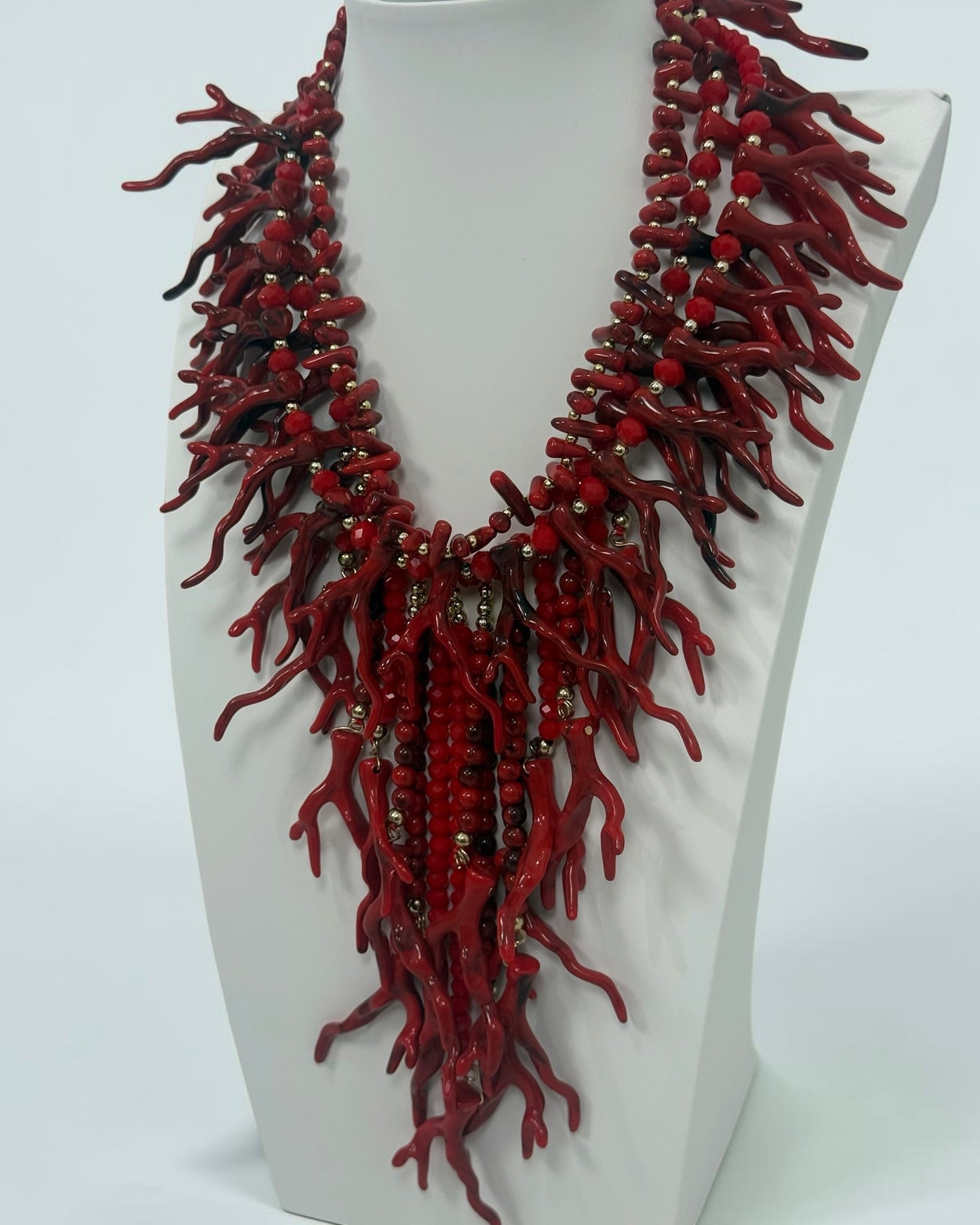 COLLAR CORAL RED