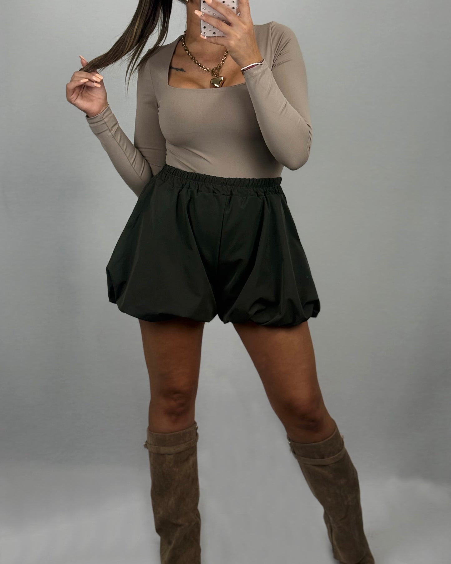 BODY LICRA FRÍA TAUPE