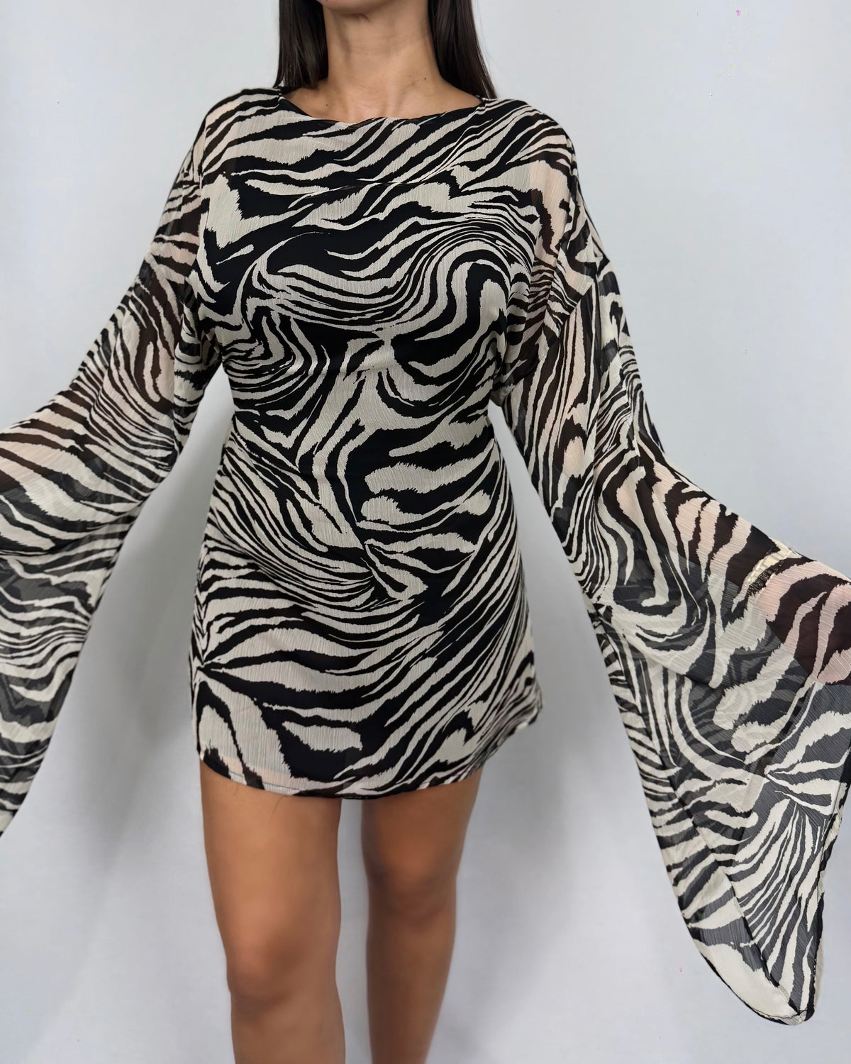 VESTIDO CEBRA LUMINA