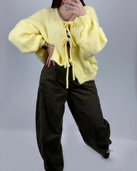 PANTALÓN BALLOON VERDE LUM