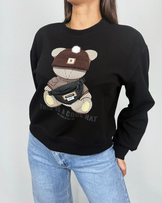 SUDADERA OSO NEGRA