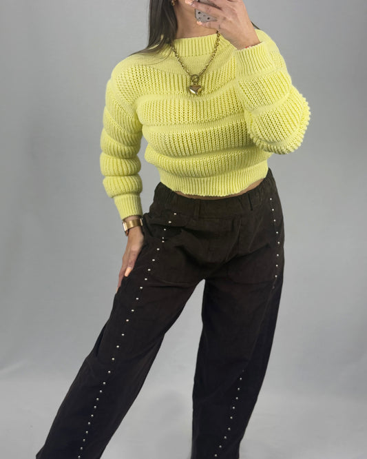 PANTALÓN MICROPANA MARRÓN