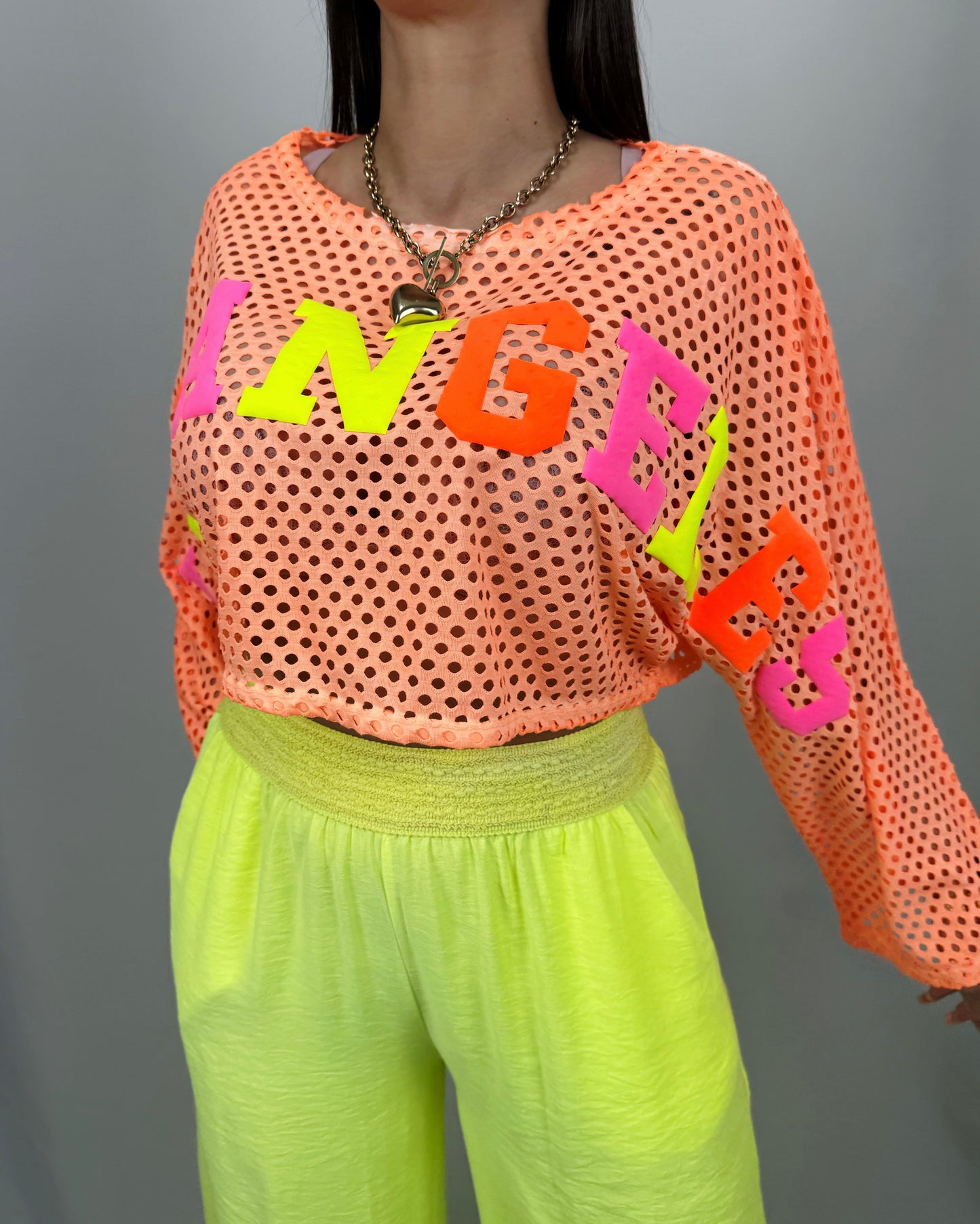 CAMISETA RED ORANGE FLÚOR