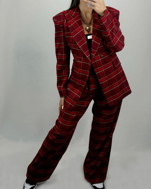 PANTALÓN CUADROS RED LUM