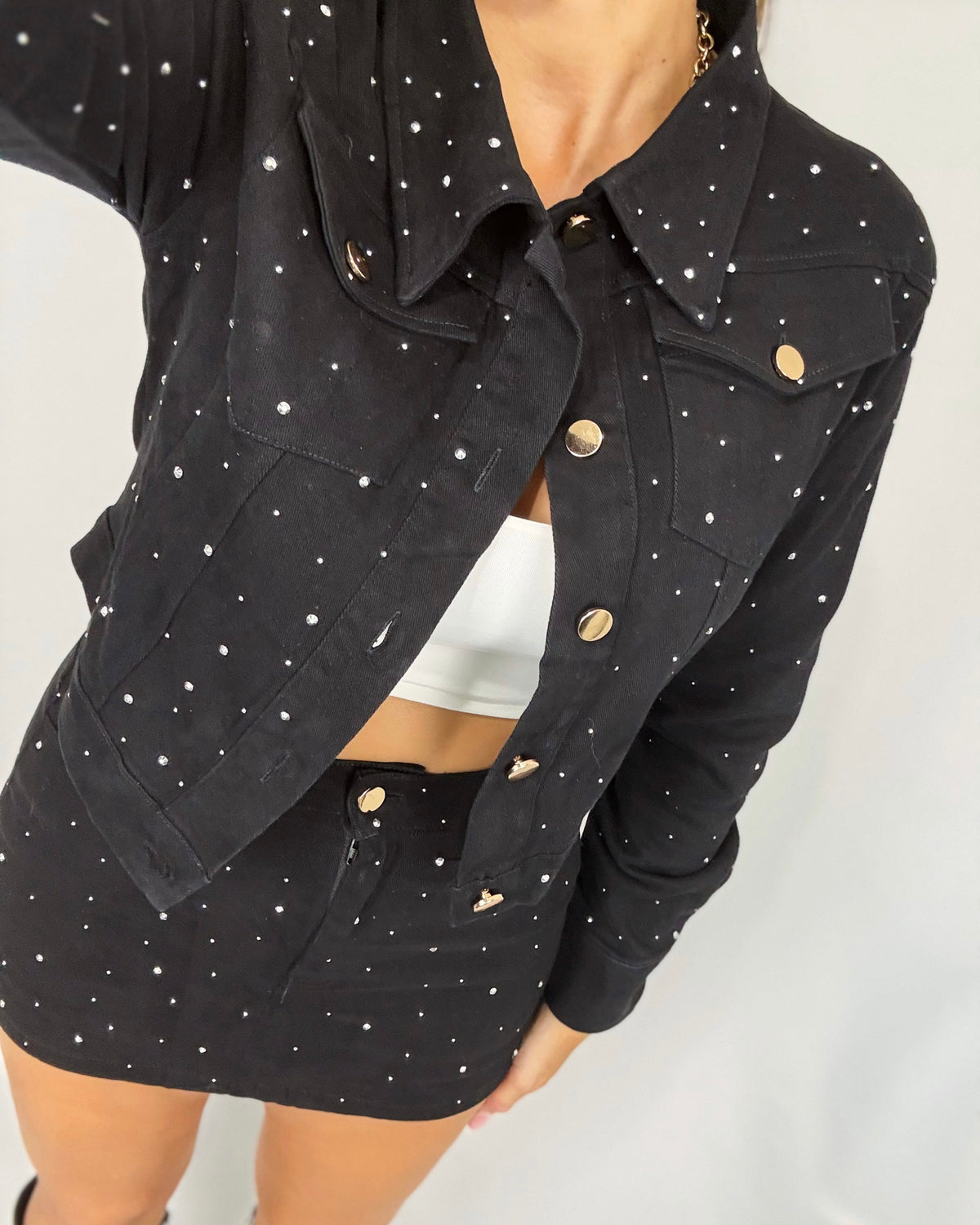 CONJUNTO STRASS BLACK