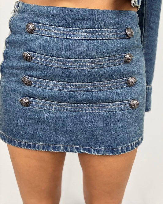 FALDA MILI DENIM