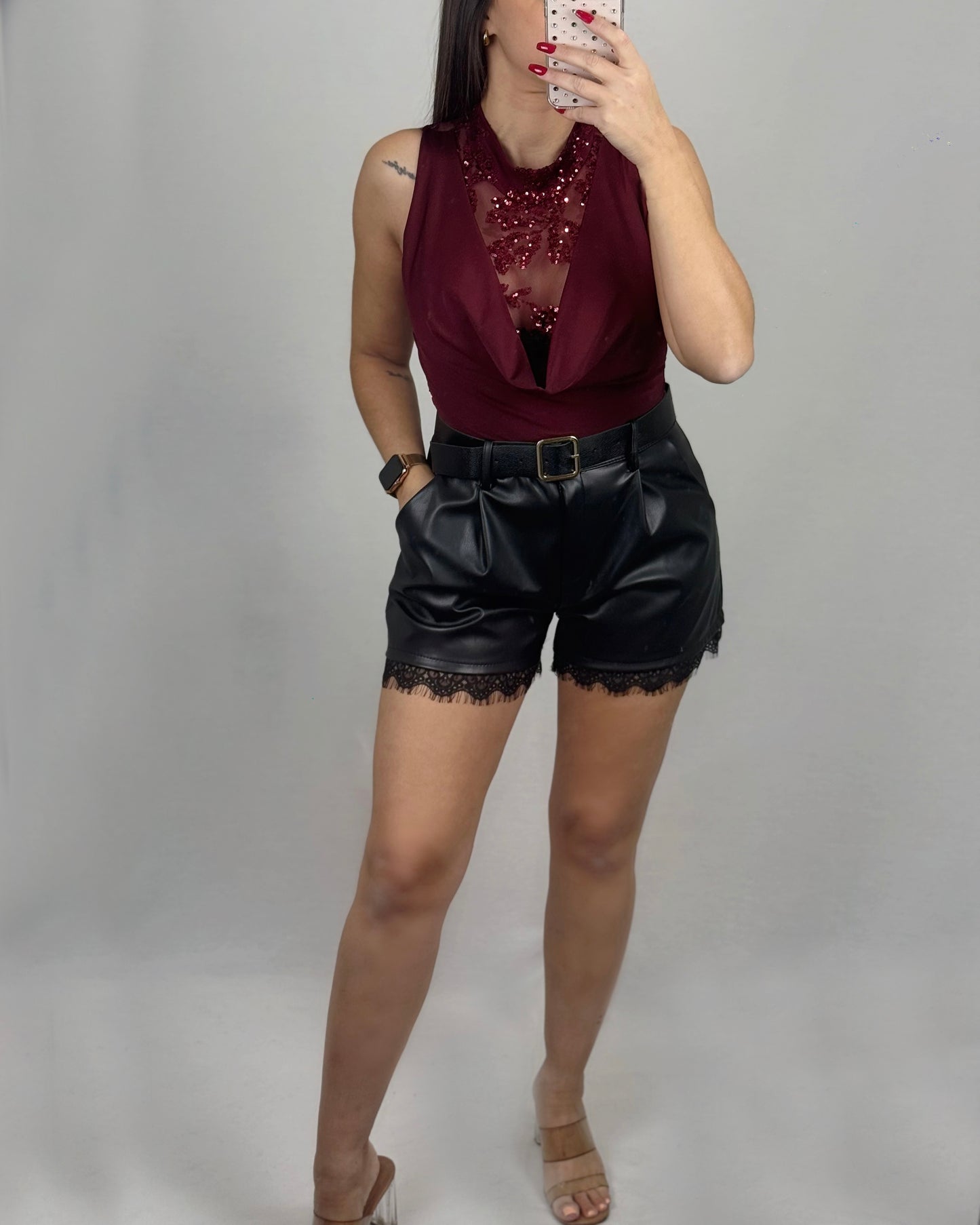 BODY LENTEJUELAS BURDEOS