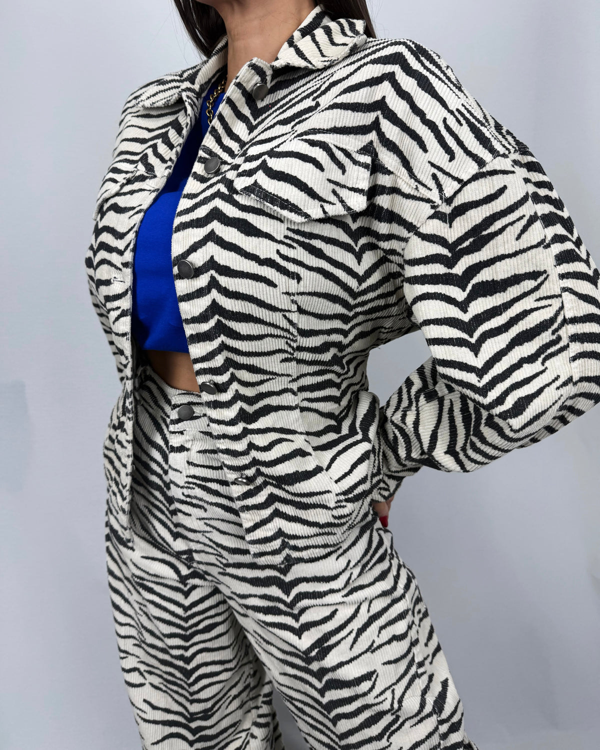 CHAQUETA PANA CEBRA LUMINA