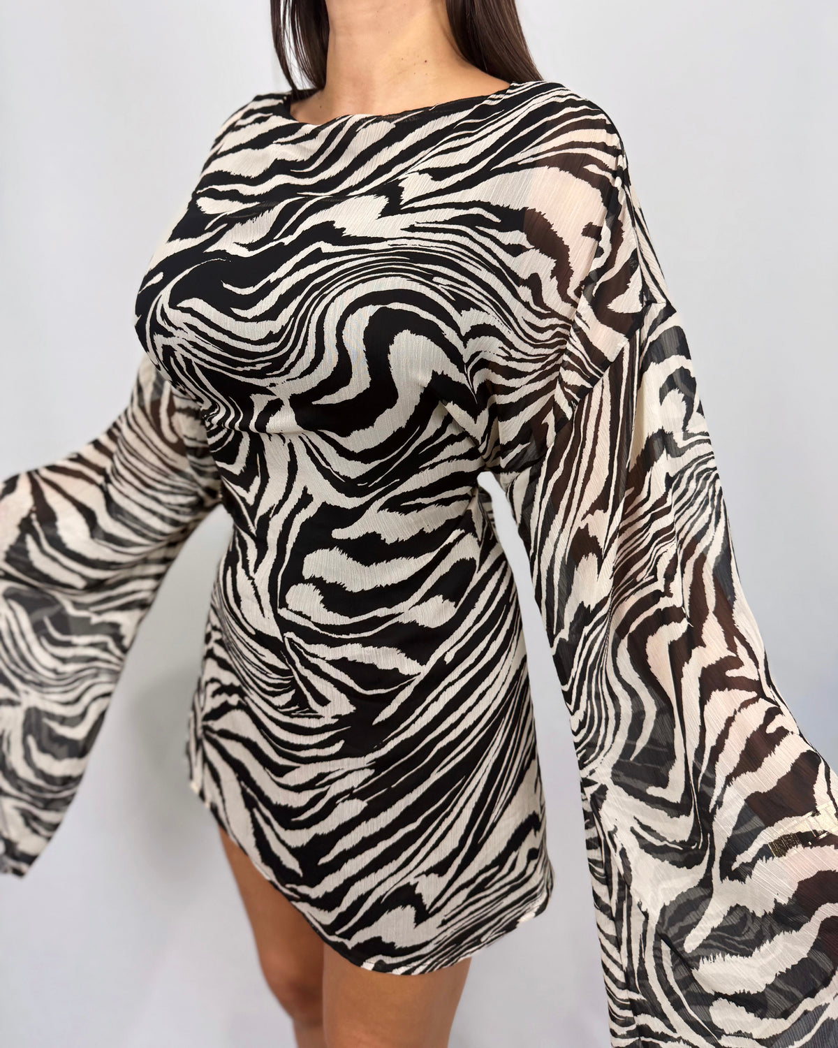 VESTIDO CEBRA LUMINA