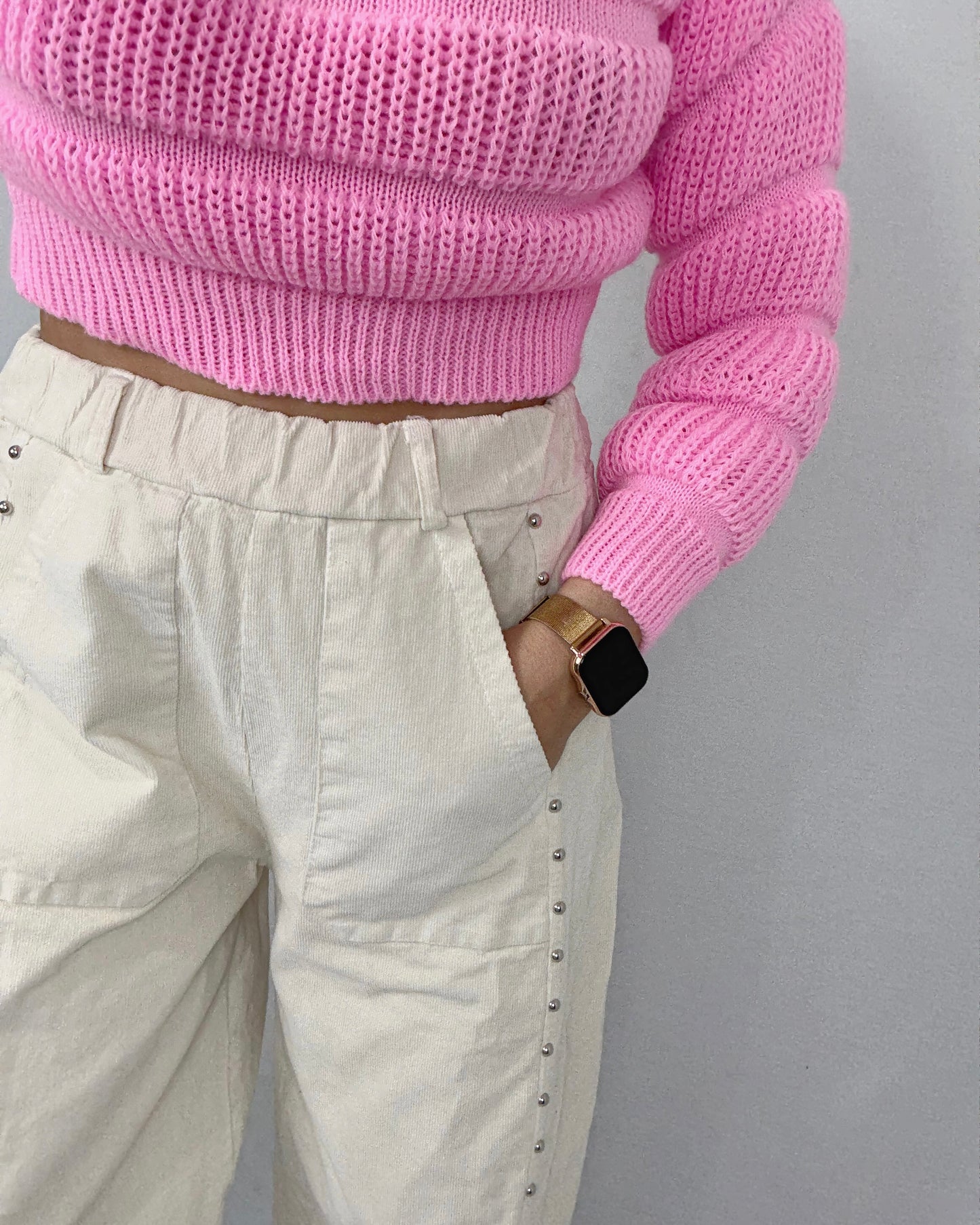 PANTALÓN MICROPANA CREMA