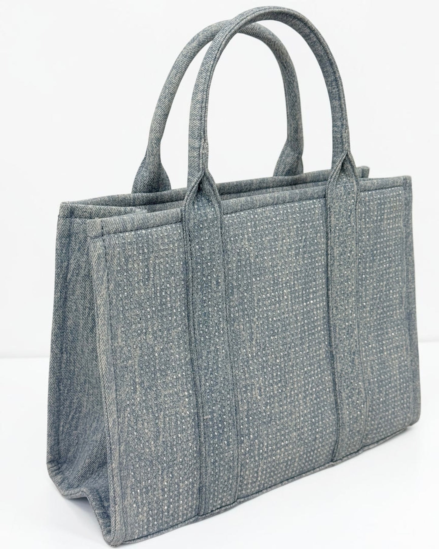 BOLSO DENIM STRASS