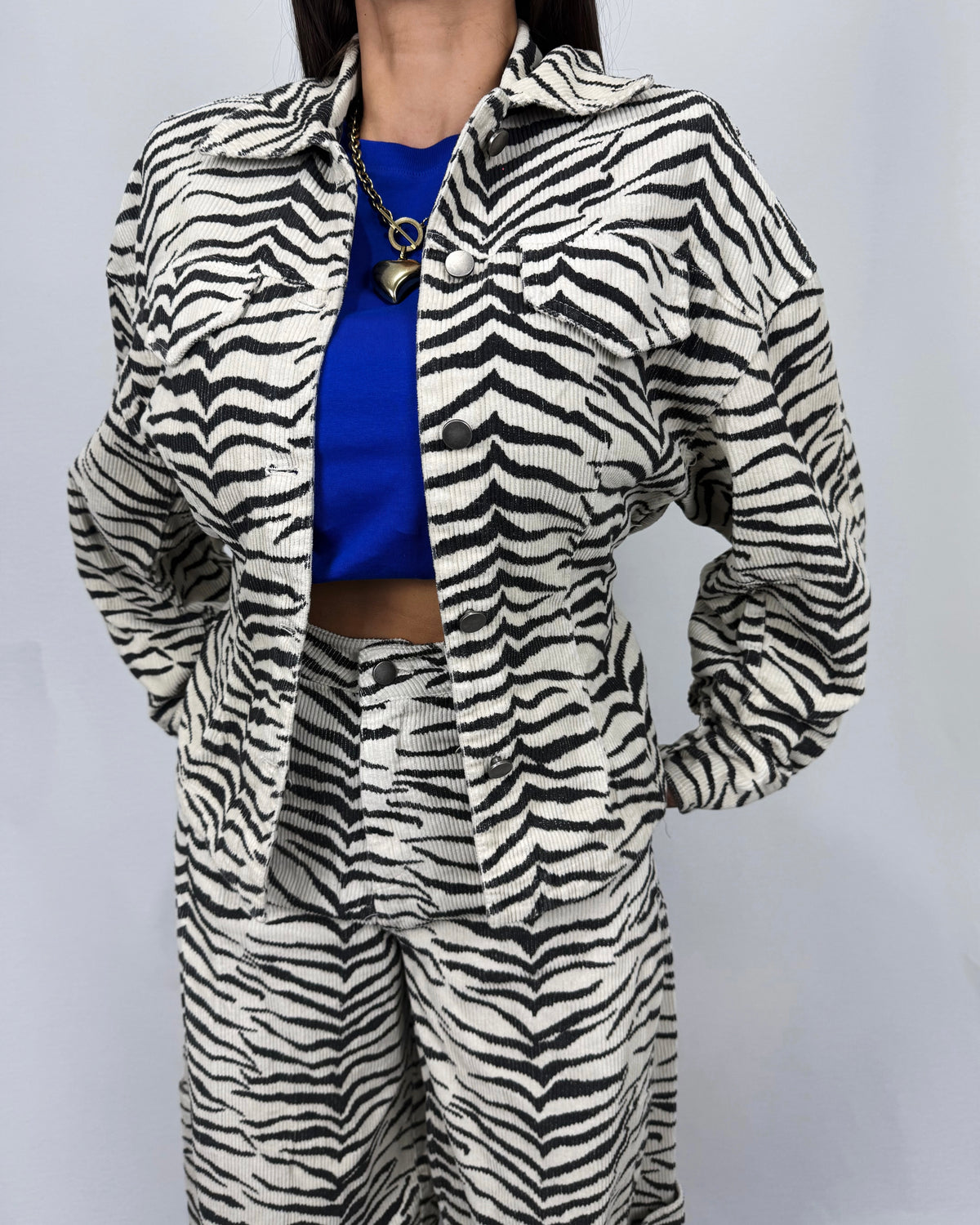 CHAQUETA PANA CEBRA LUMINA
