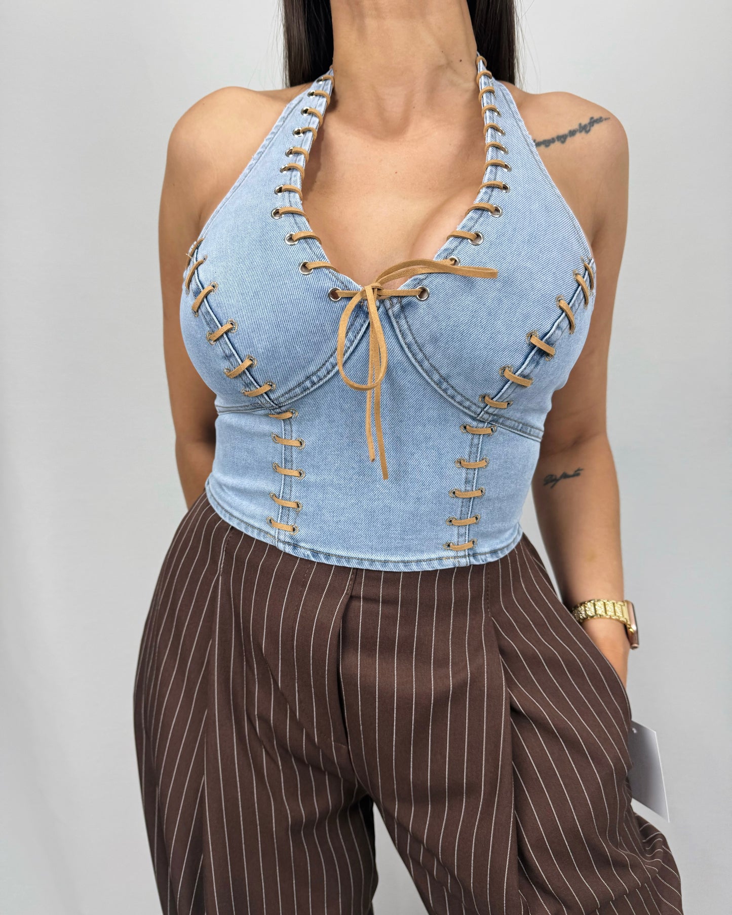 TOP DENIM CAM