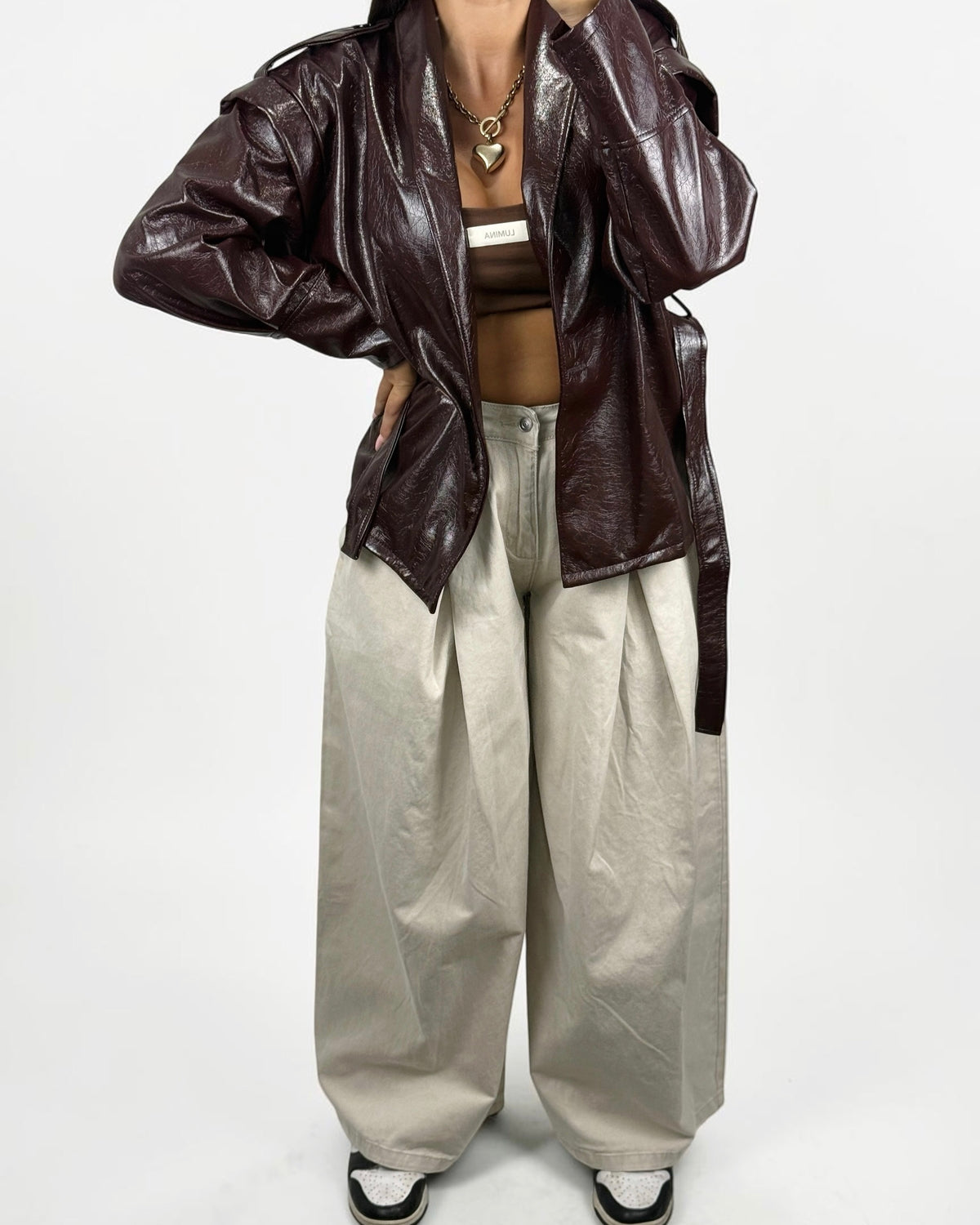 PANTALÓN DENIM BEIGE