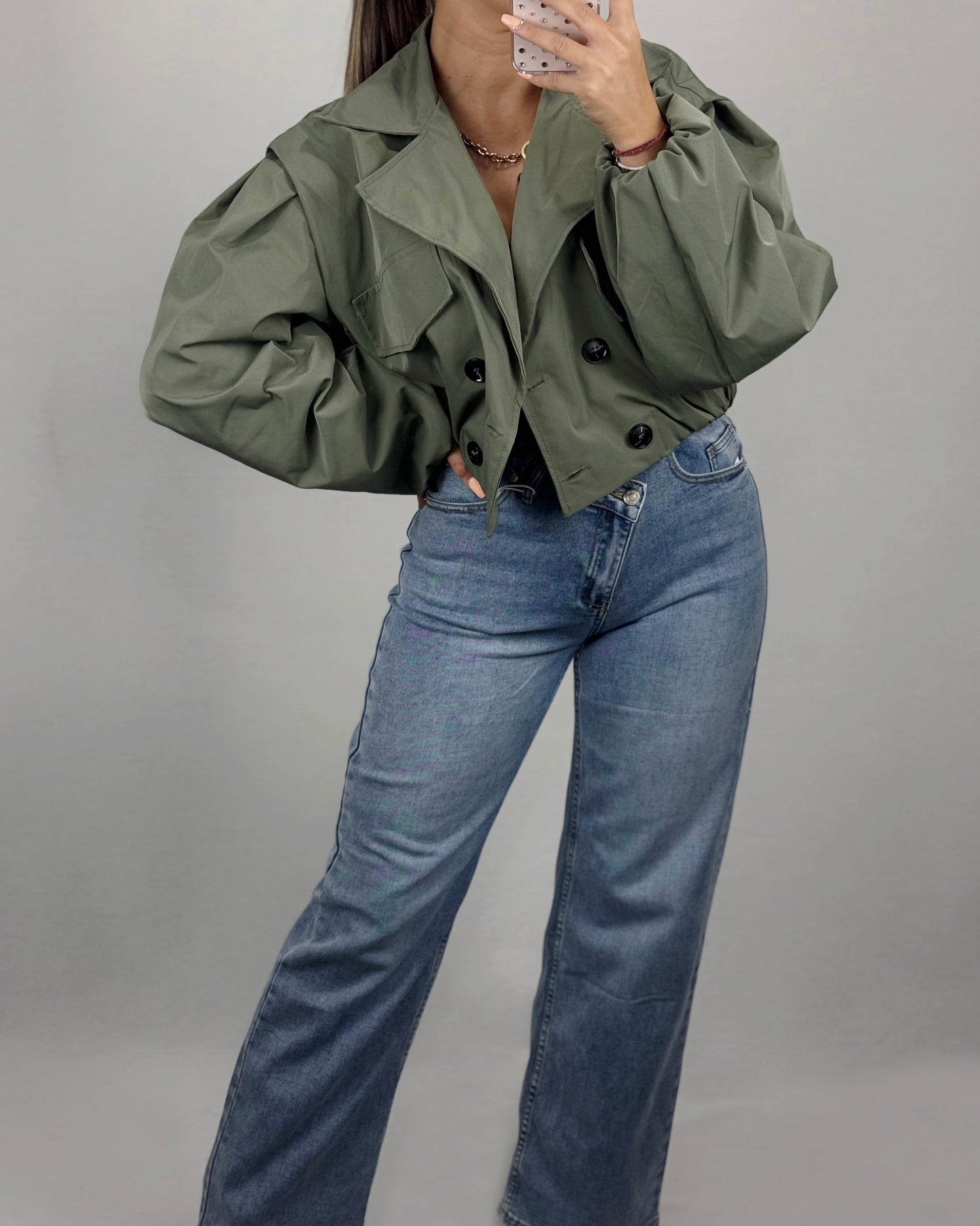 BOMBER GABARD VERDE