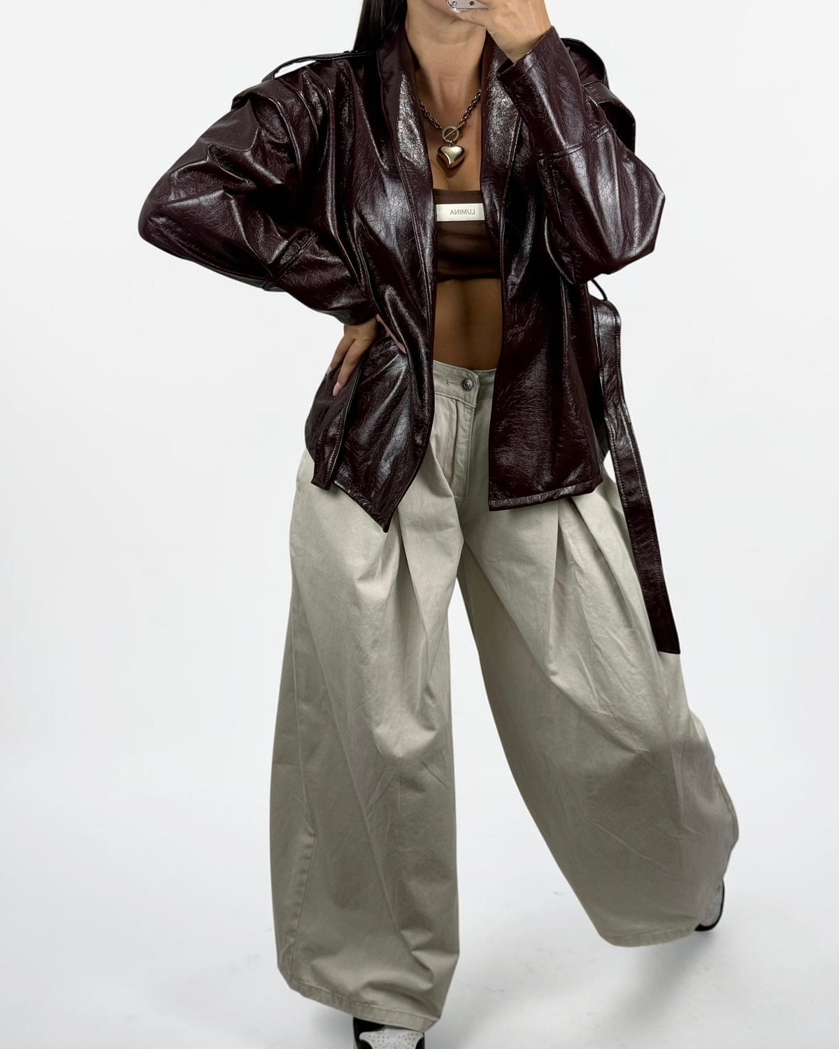 PANTALÓN DENIM BEIGE
