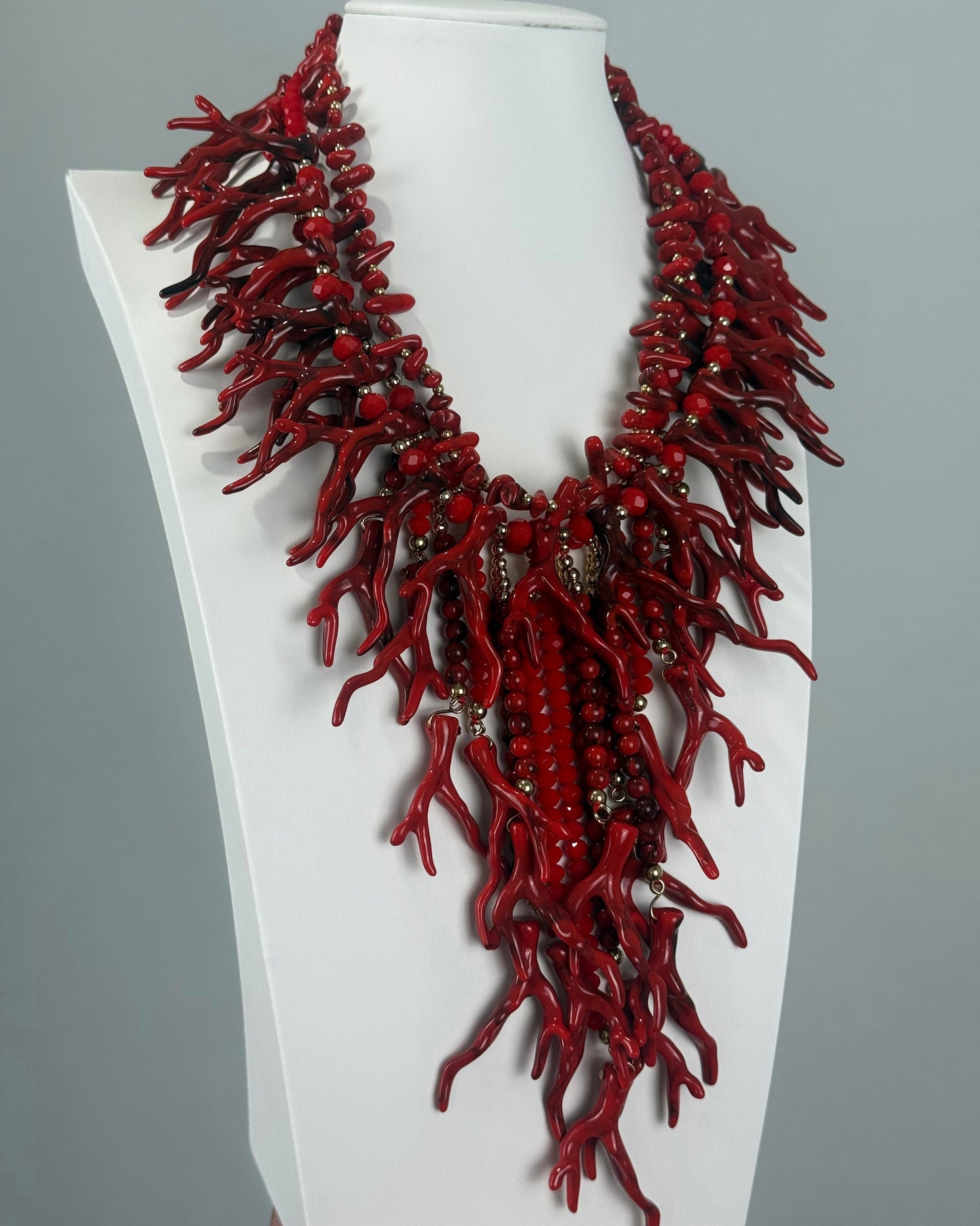 COLLAR CORAL RED