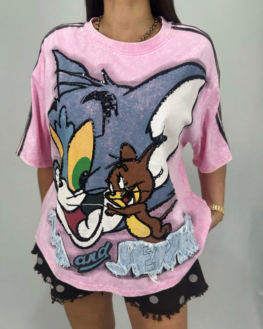 CAMISETA PREMIUM TOM PINK
