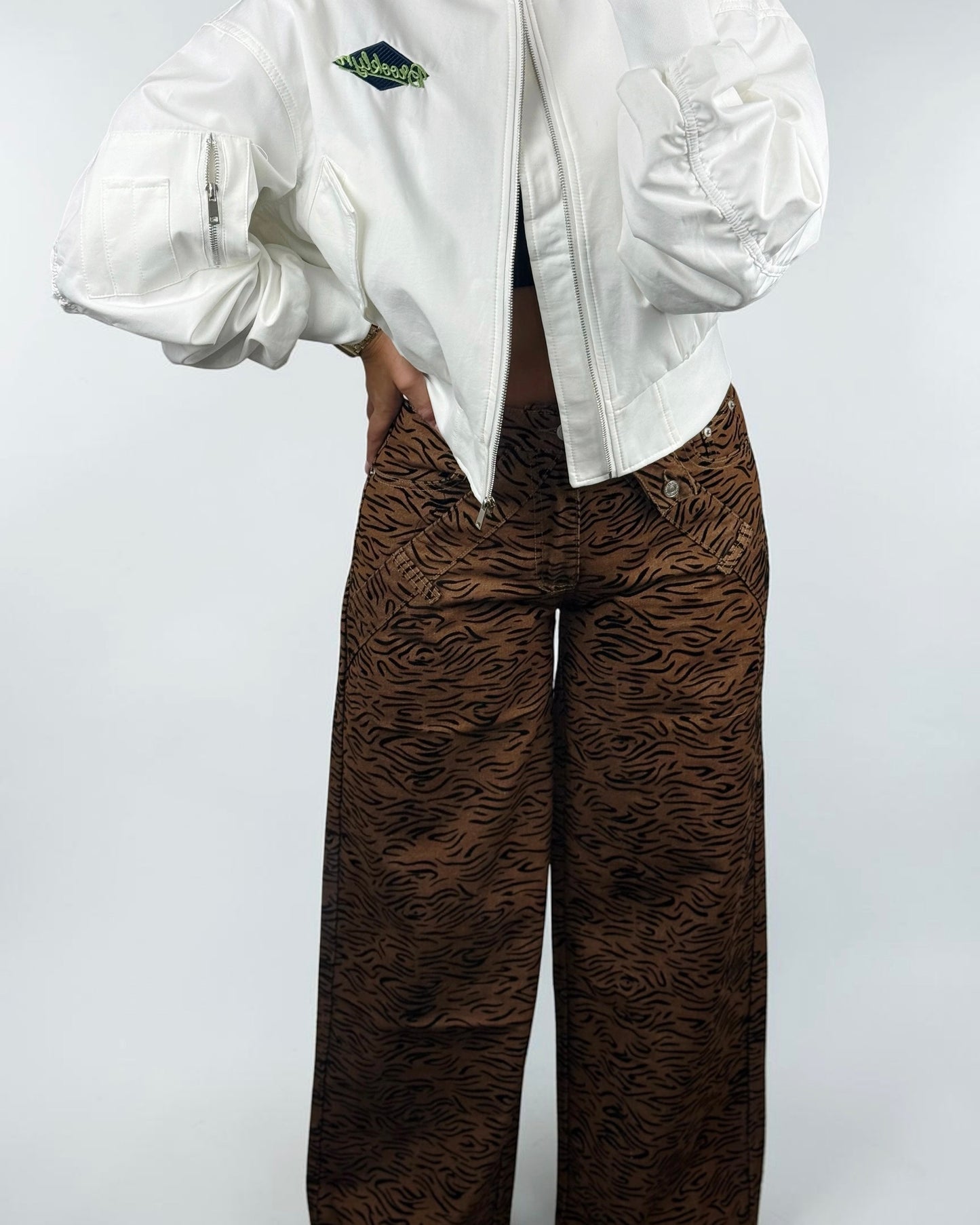 PANTALÓN CEBRA BROWN