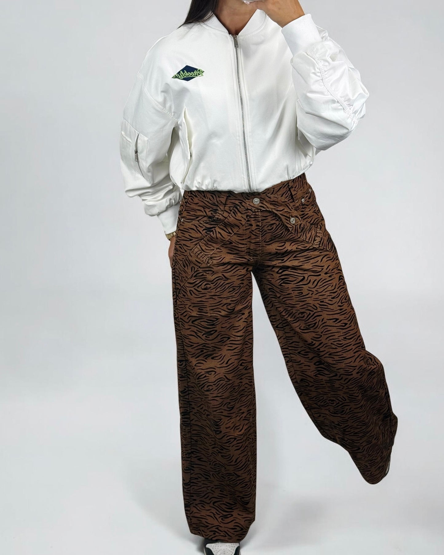 PANTALÓN CEBRA BROWN