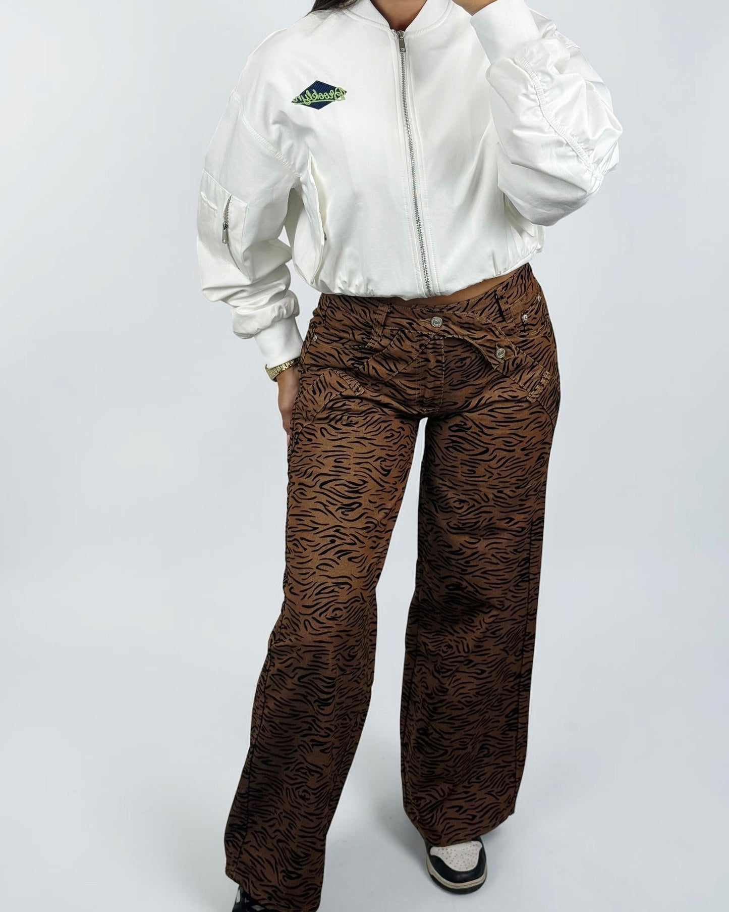 PANTALÓN CEBRA BROWN