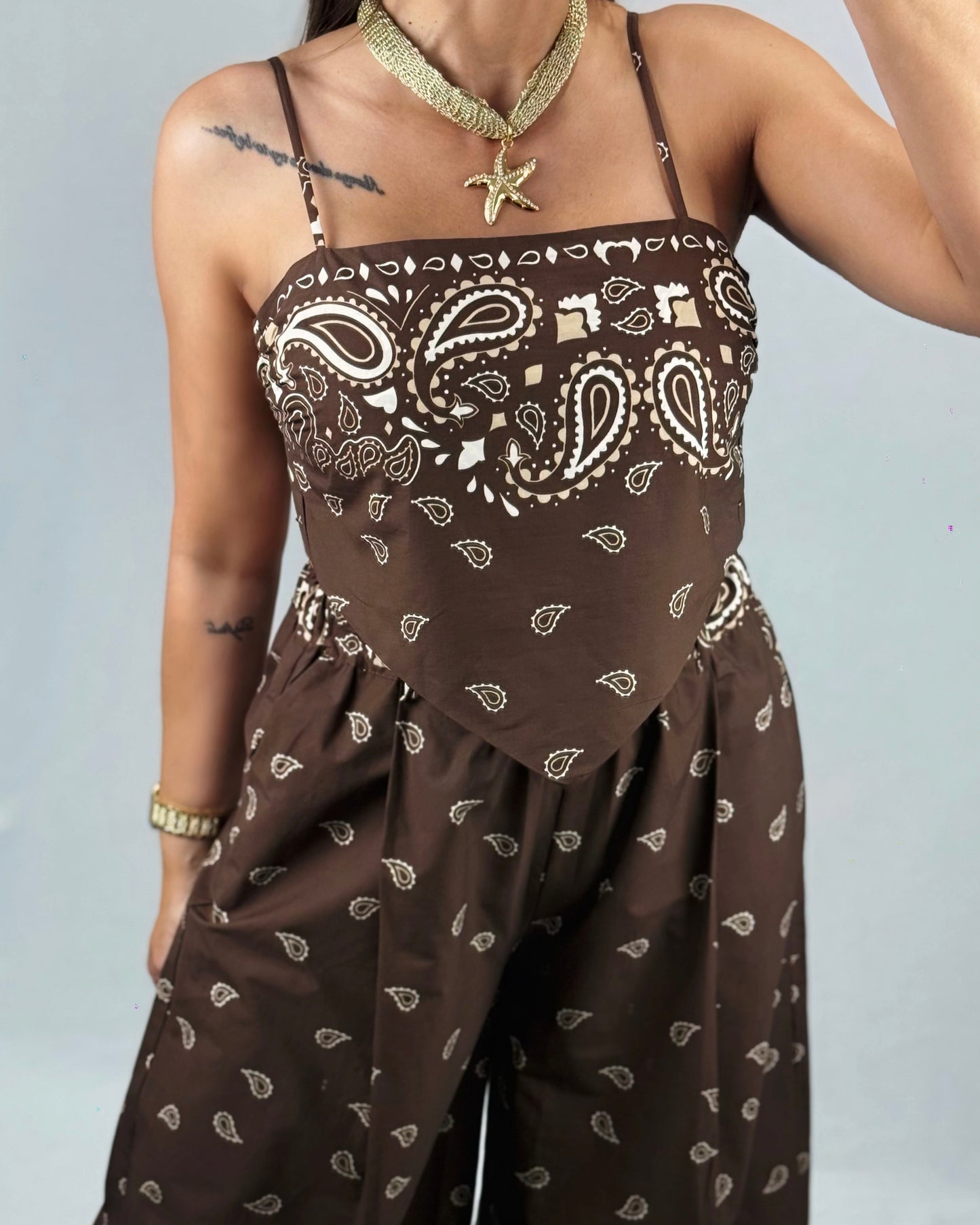 CONJUNTO PAISLEY CHOC LUMINA
