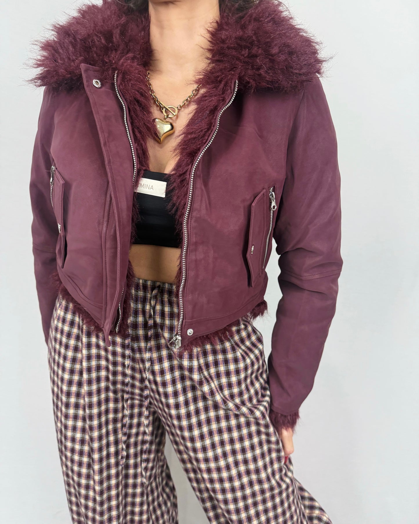 CHAQUETA REVERSIBLE BURDEOS