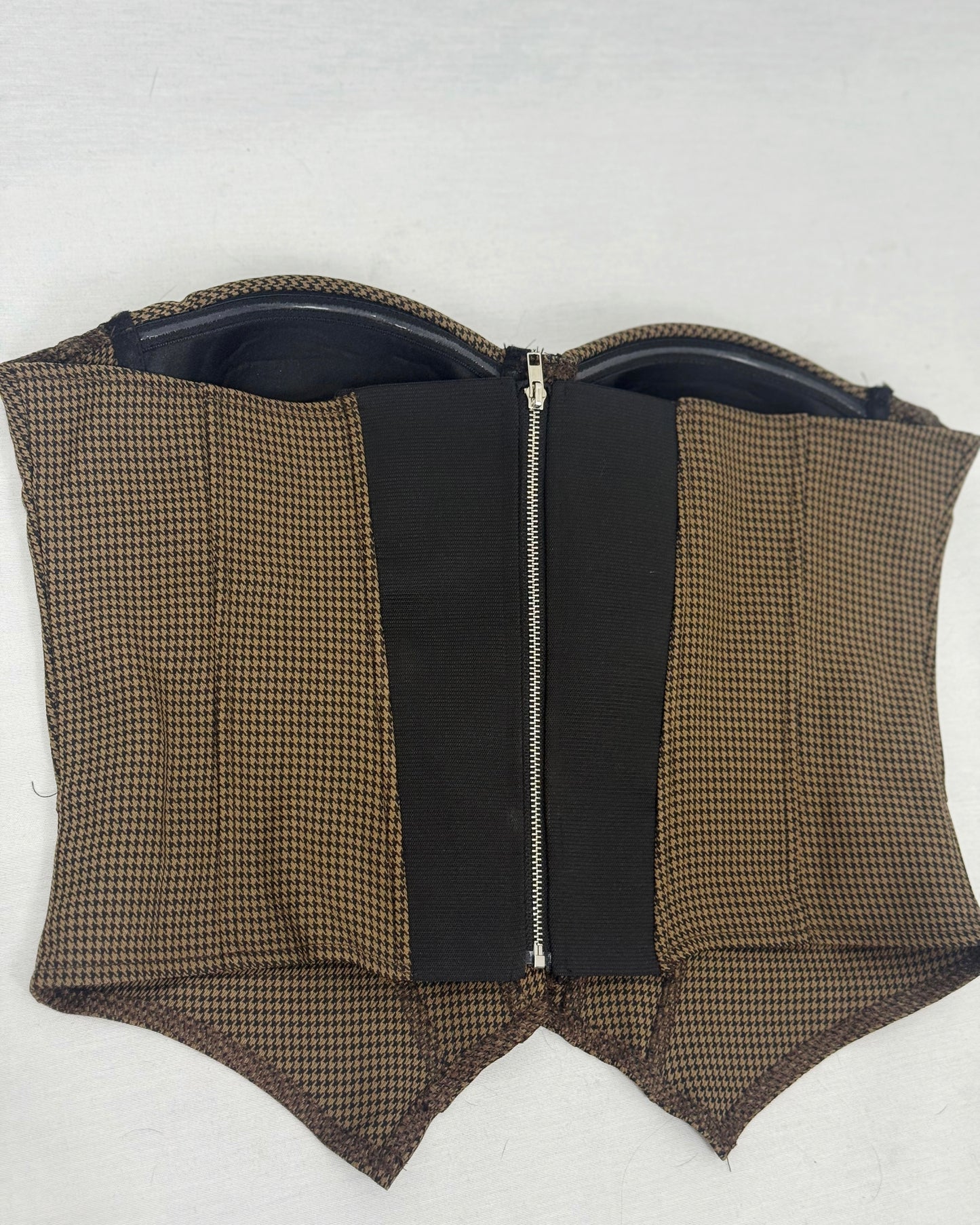 CORSET PATA GALLO CAMEL