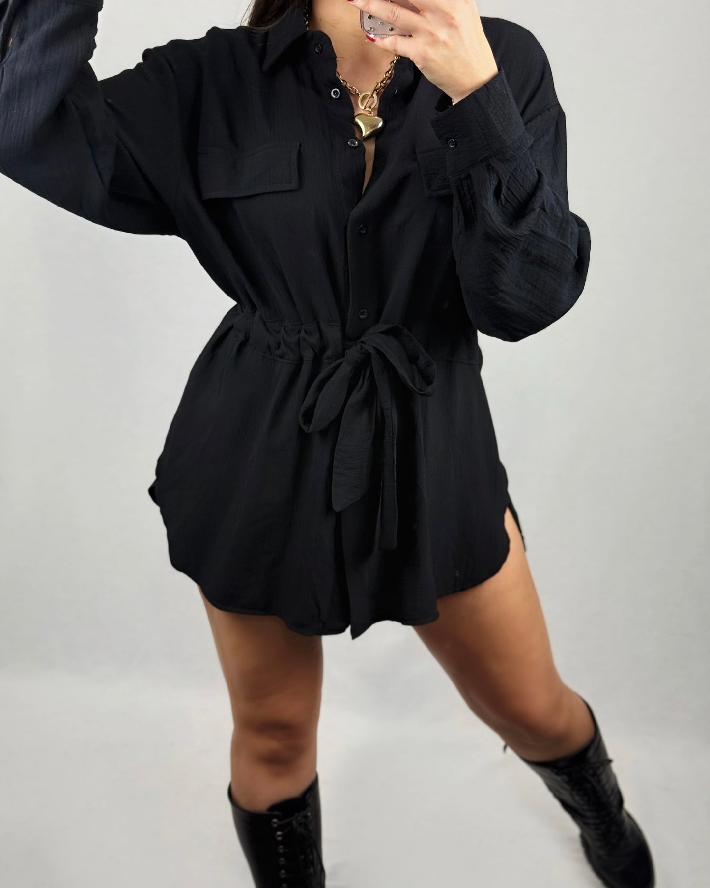 VESTIDO CAMISERO BLACK