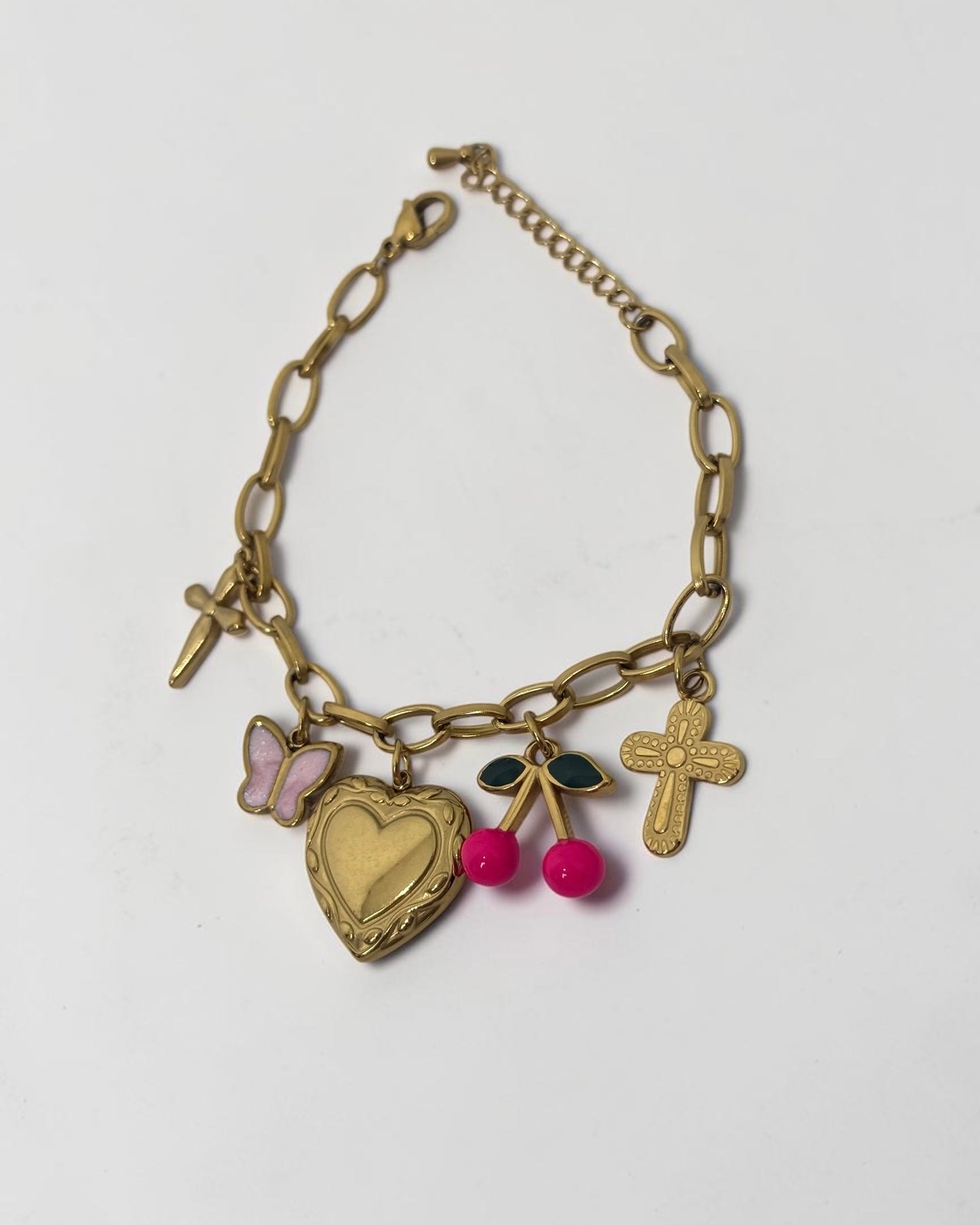 PULSERA CHERRY PINK