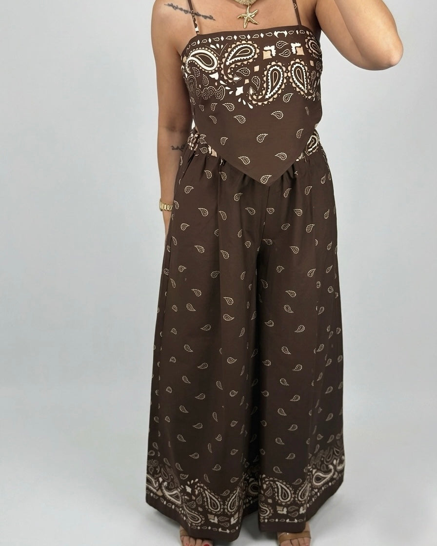 CONJUNTO PAISLEY CHOC LUMINA