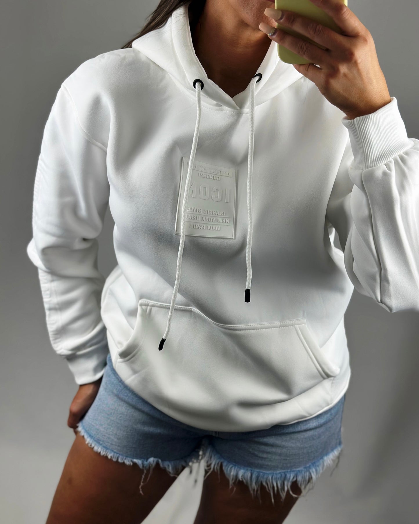 SUDADERA CONCEPT BLANCA