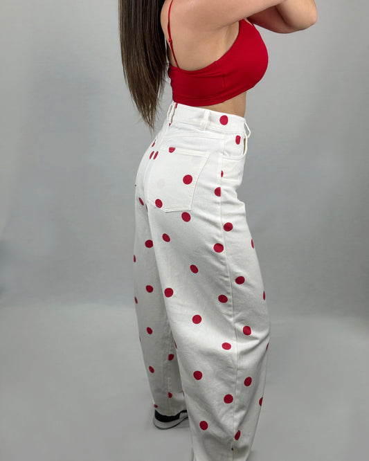 PANTALÓN LUNARES RED LUM
