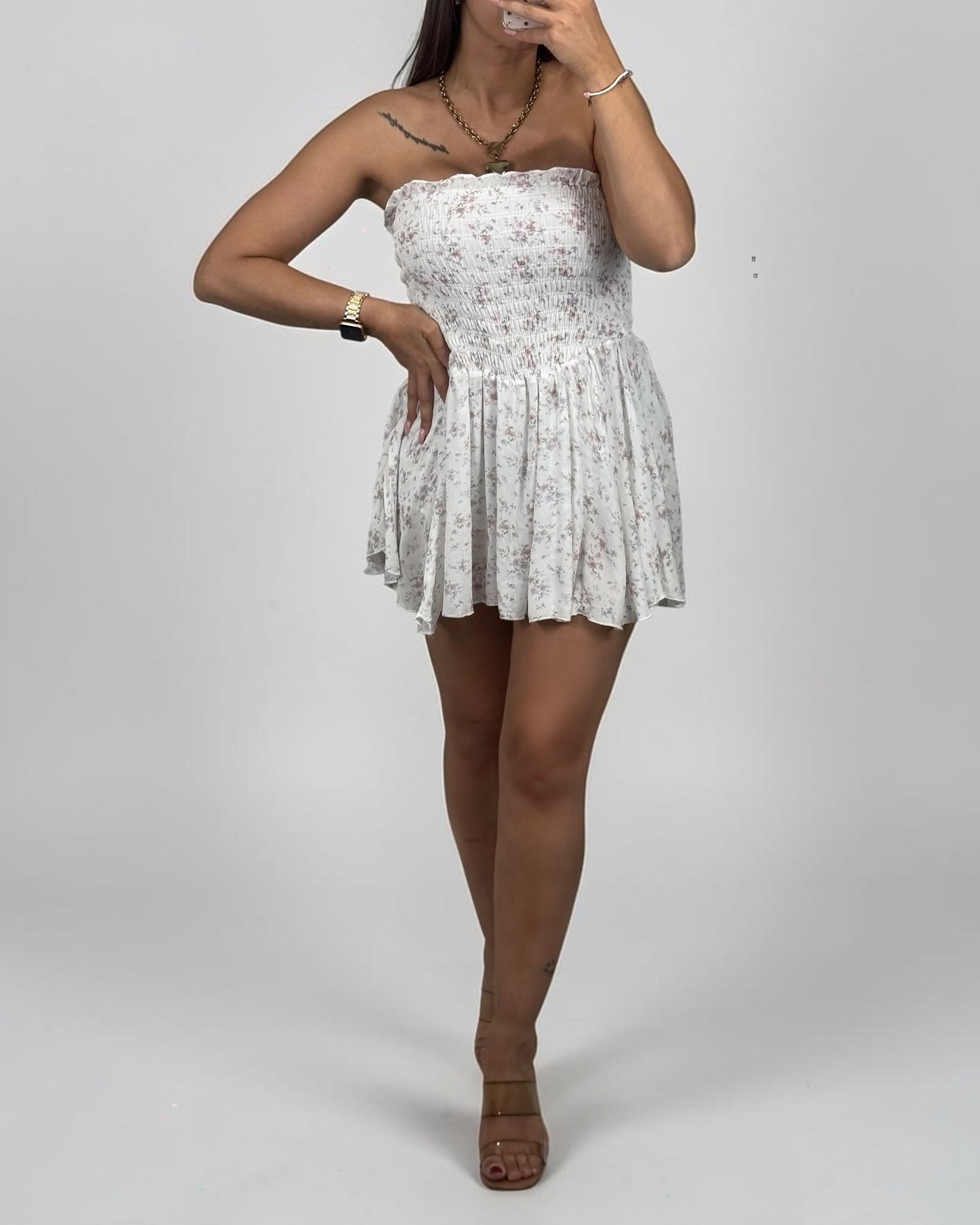 VESTIDO FLORES TUL