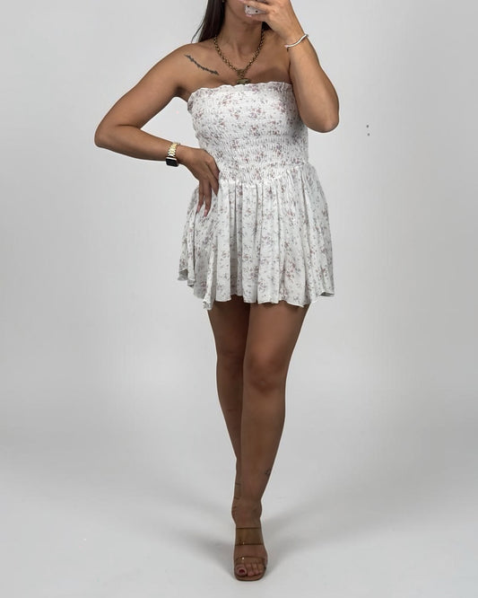 VESTIDO FLORES TUL