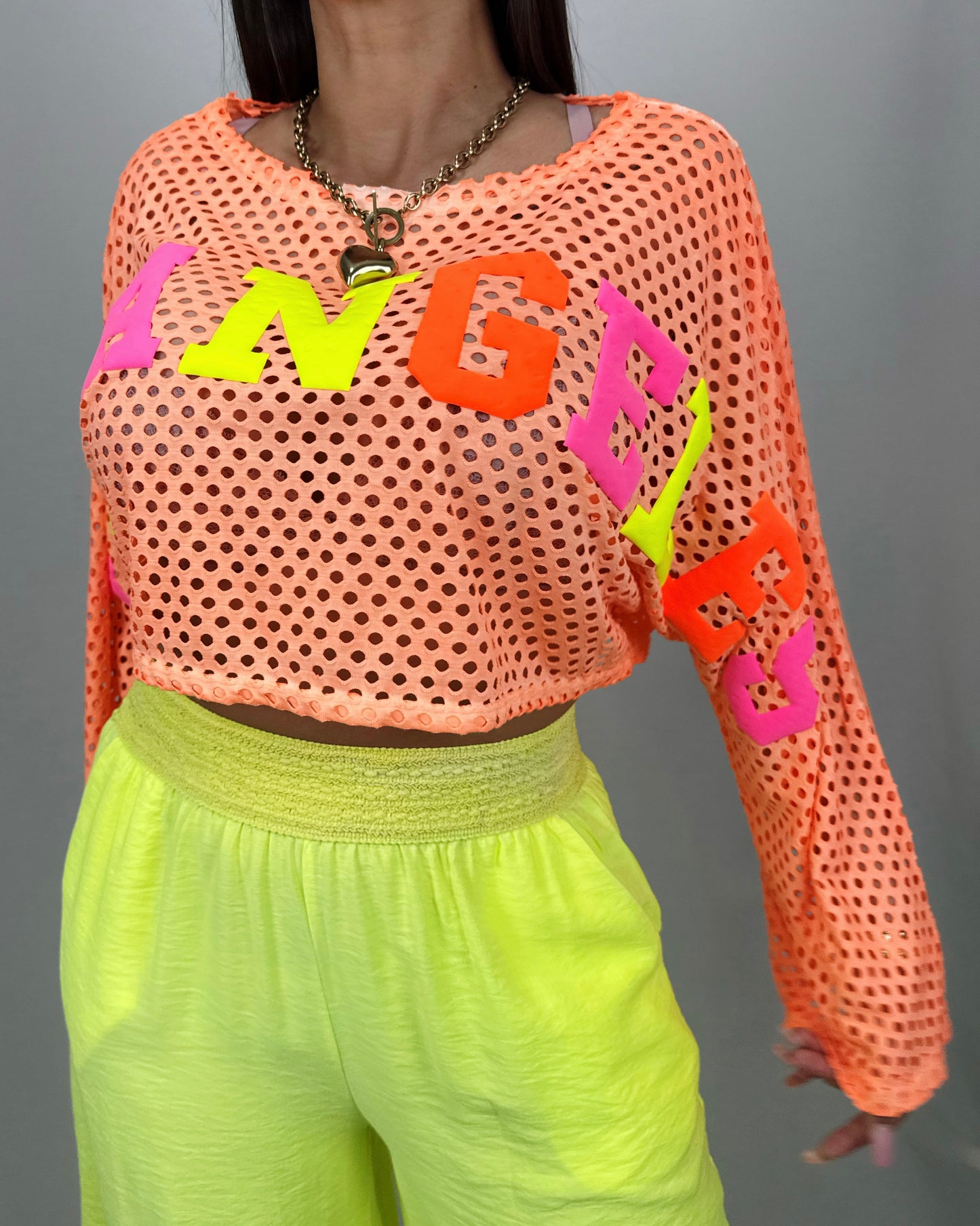 CAMISETA RED ORANGE FLÚOR