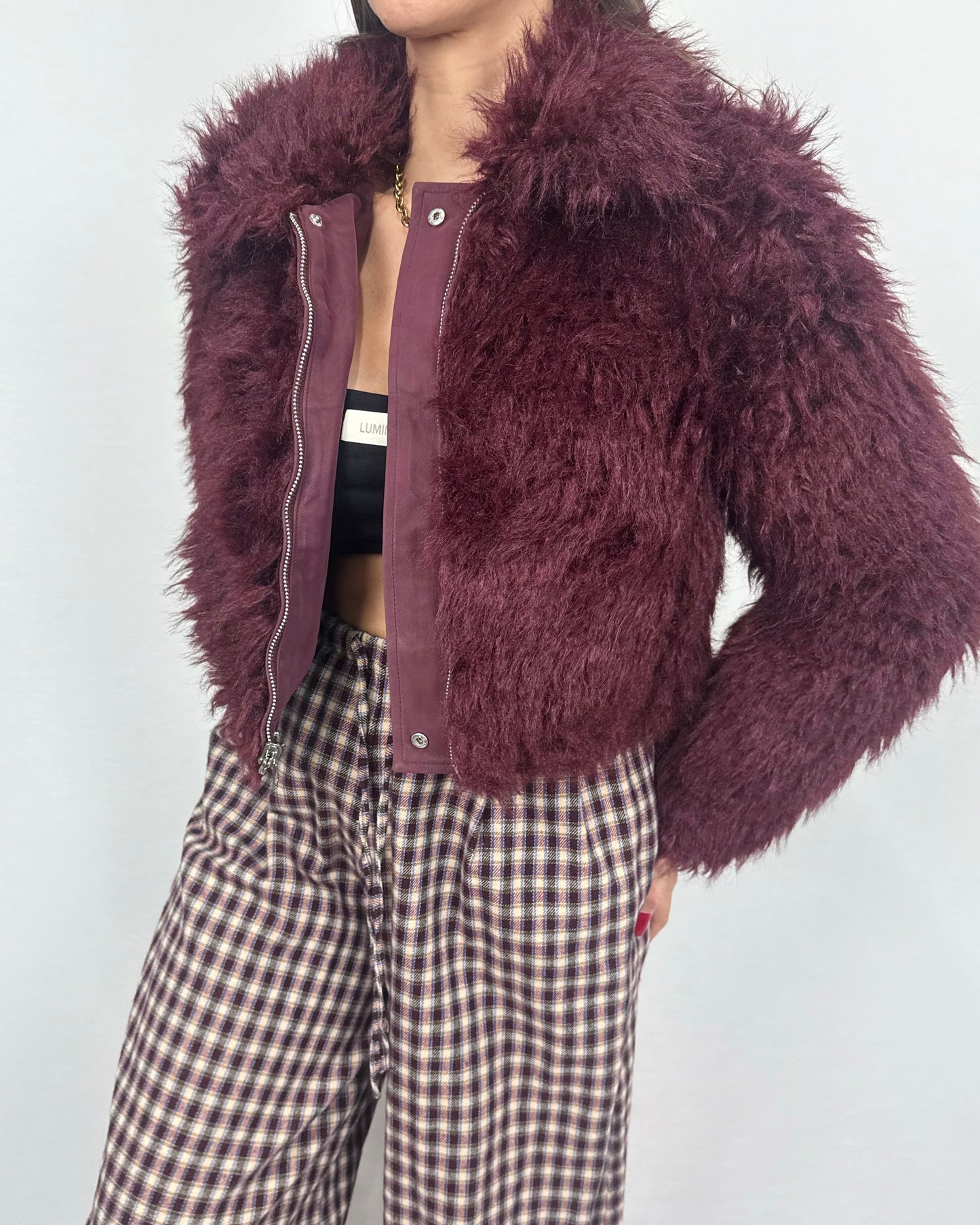 CHAQUETA REVERSIBLE BURDEOS