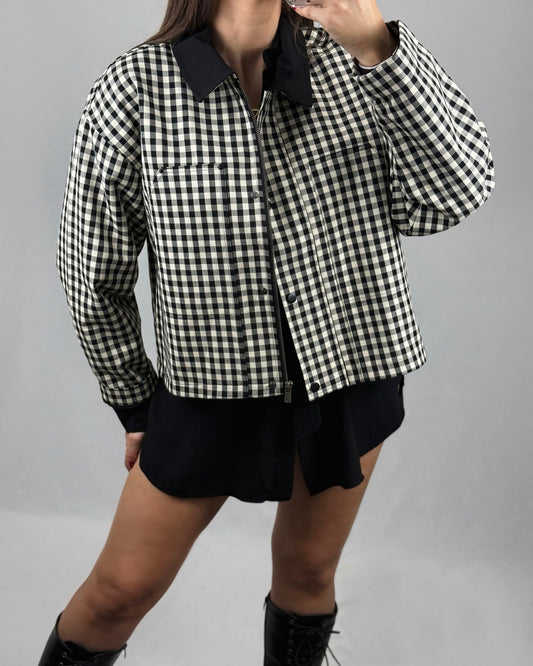 CHAQUETA CUADROS BLACK LUM