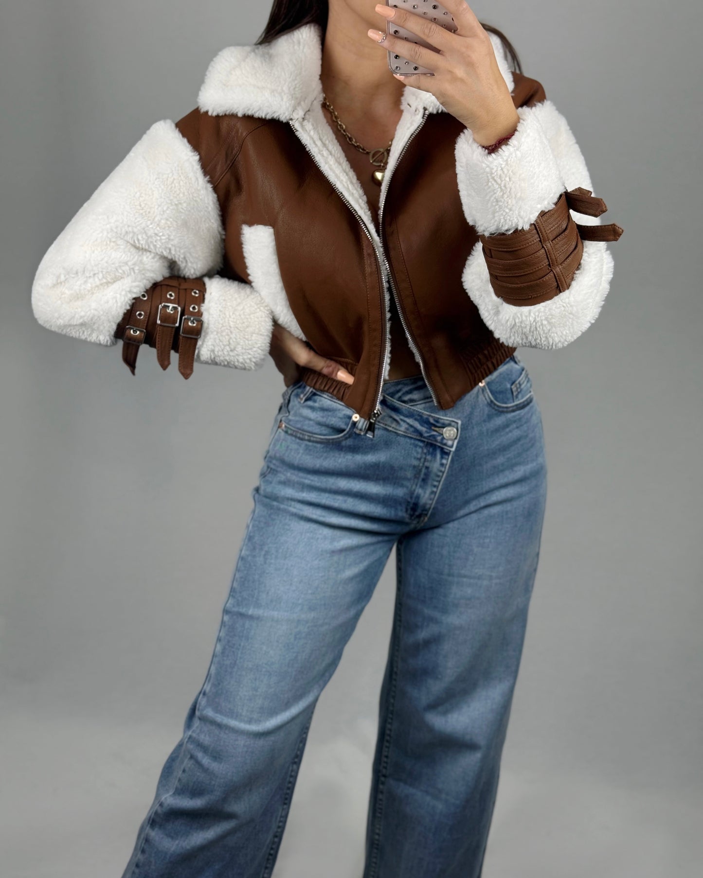 CHAQUETA COMBI CHOCO