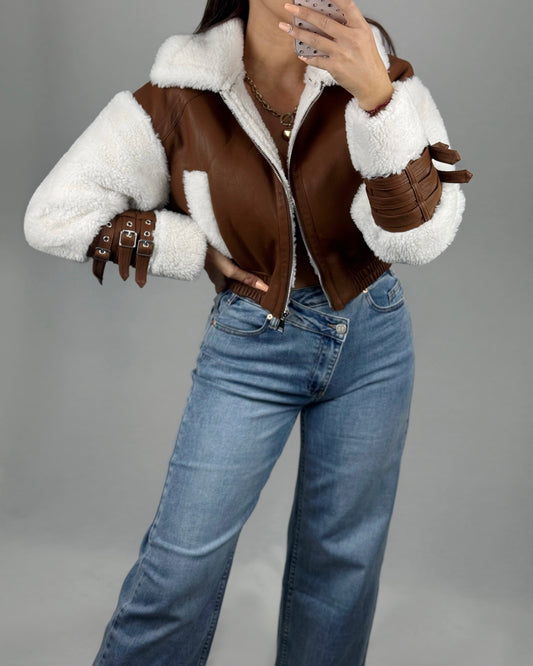 CHAQUETA COMBI CHOCO