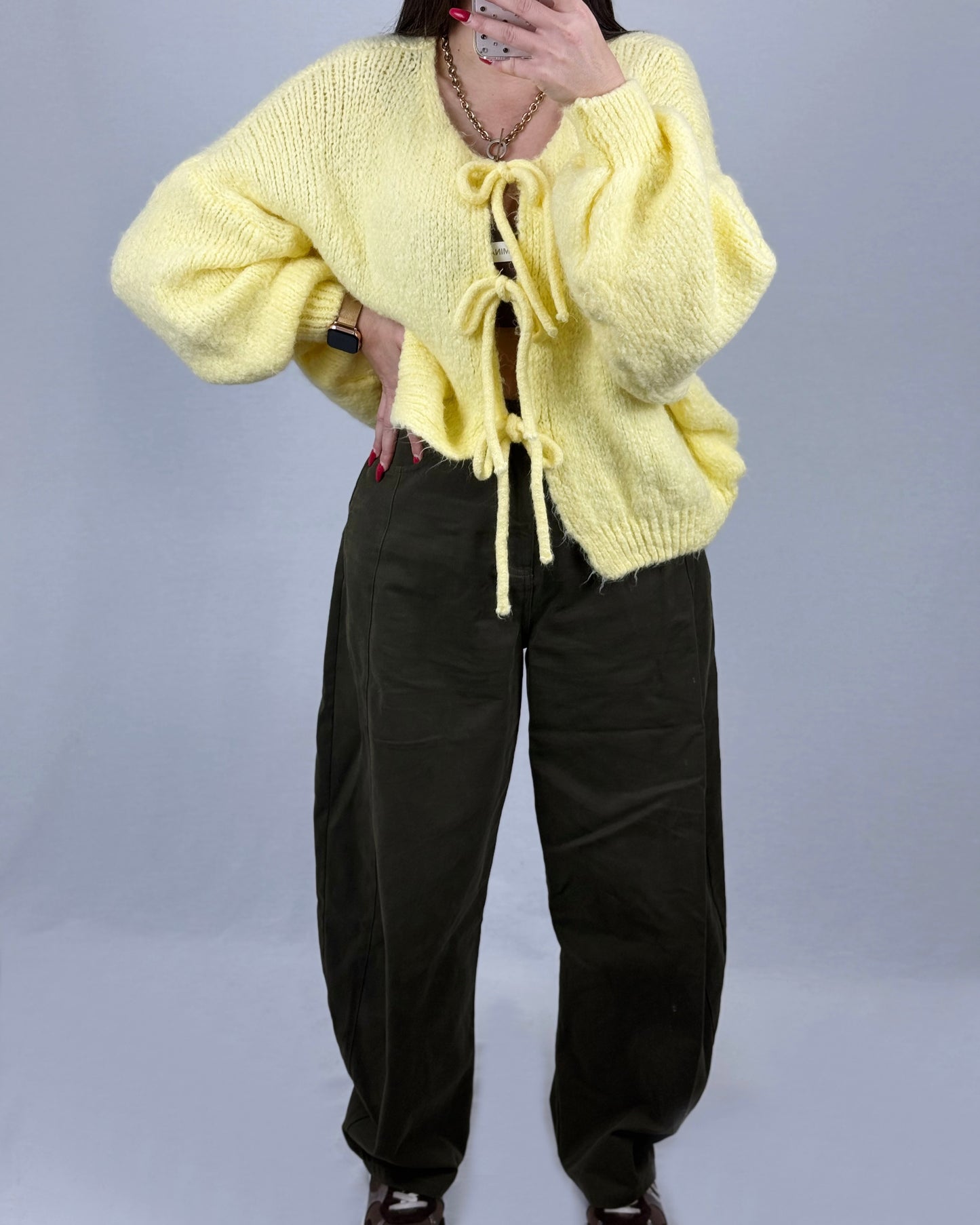 PANTALÓN BALLOON VERDE LUM