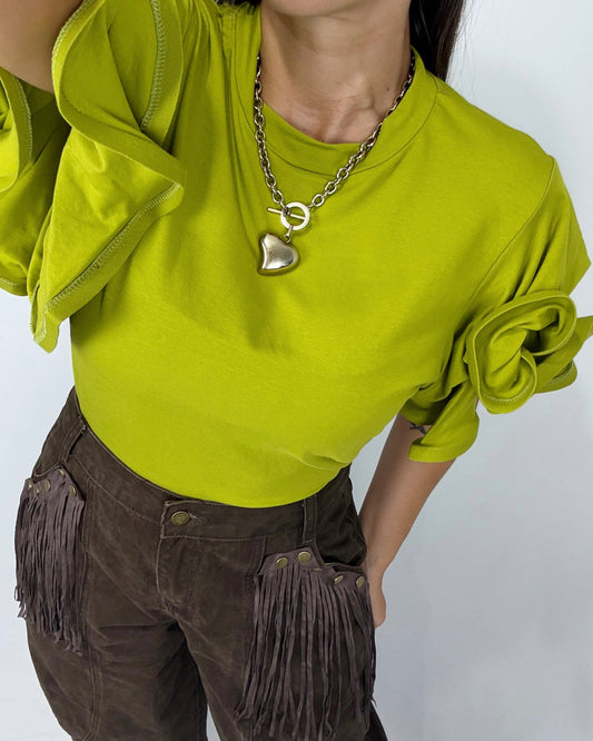 CAMISETA VOLANTE GREEN
