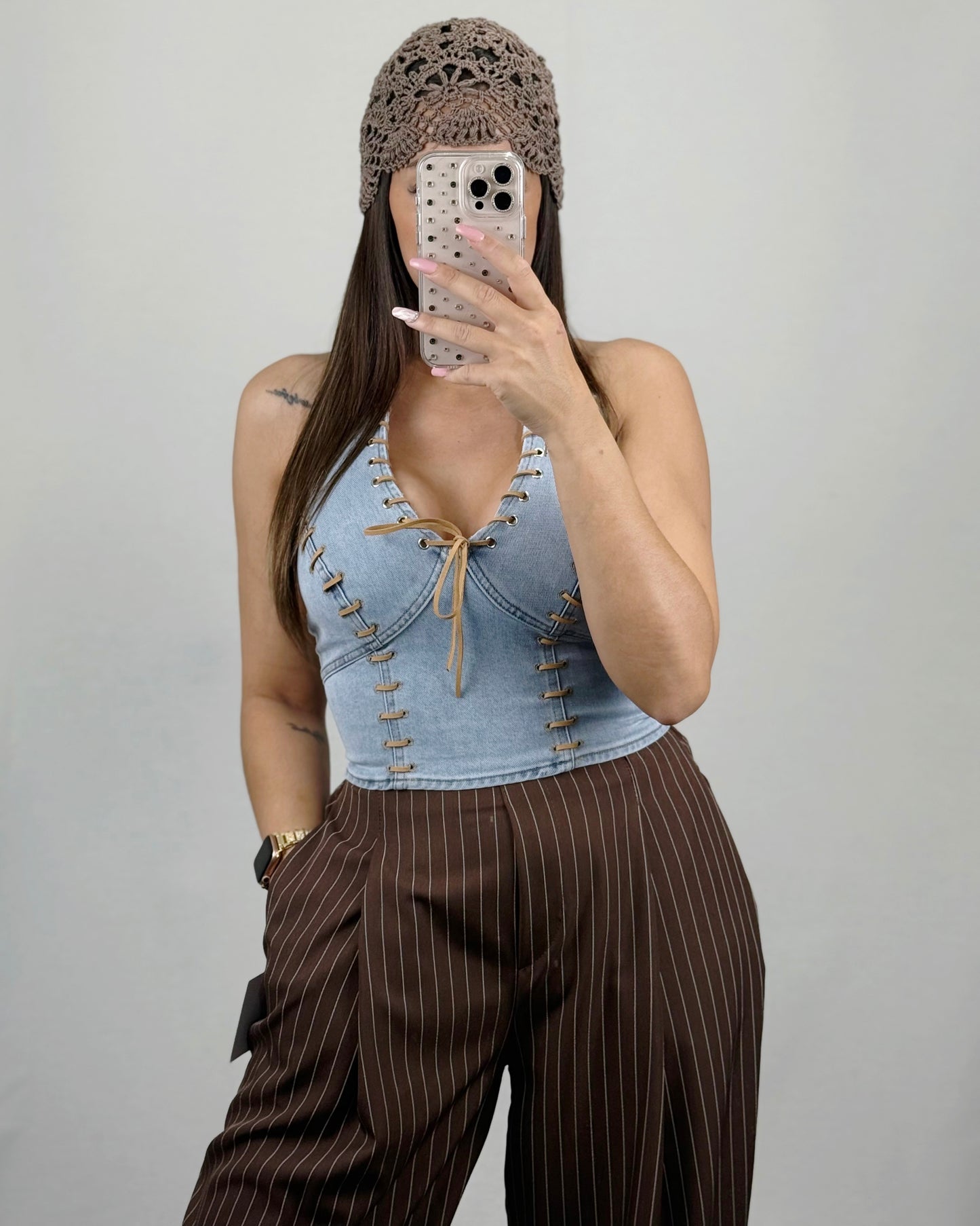 TOP DENIM CAM