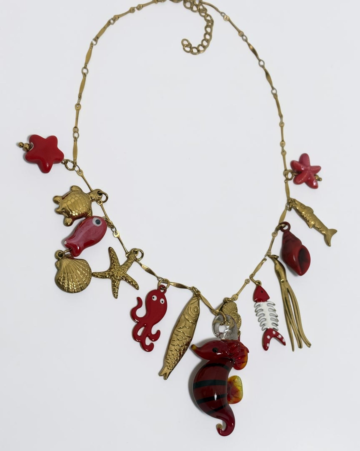 COLLAR SEAHORSE GOLDI